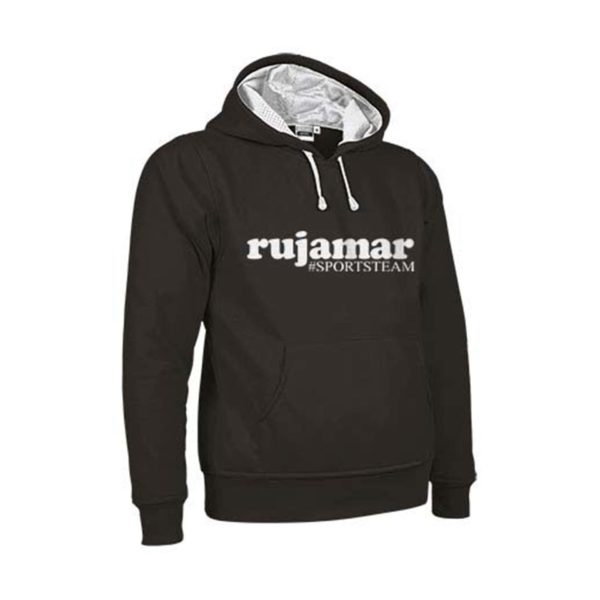 Rujamar - Productos - Sudadera negra con capucha