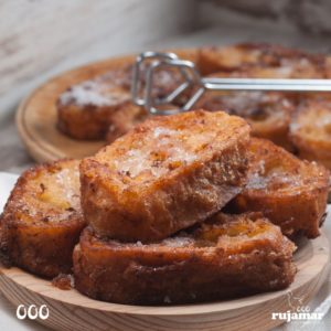 torrijas de vino rujamar